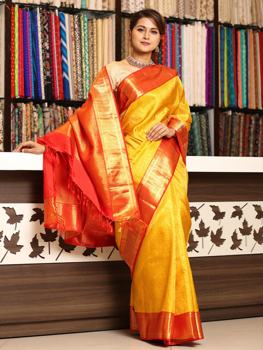 Hand woven kanjivaram Saree